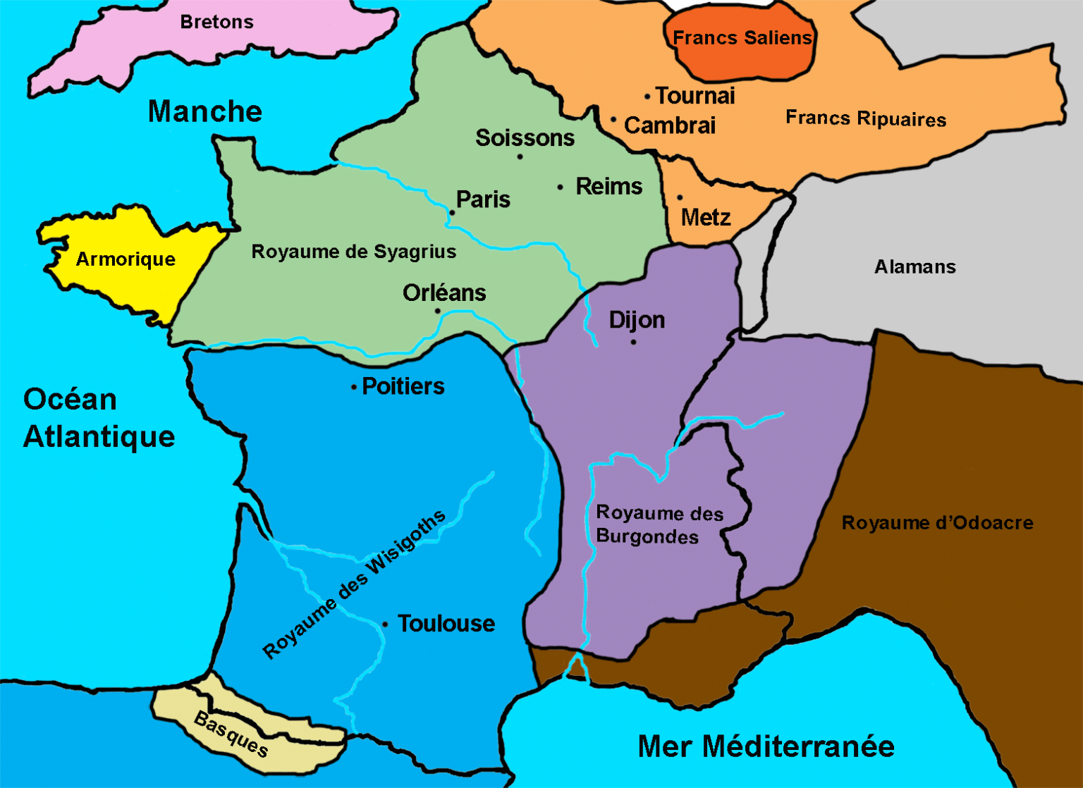 Les Mérovingiens La vie sous les rois de france